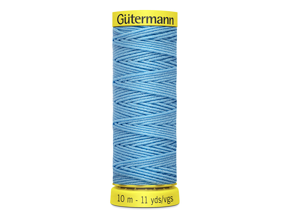 Gütermann Elastic Thread 10m - 6037 Lys blå