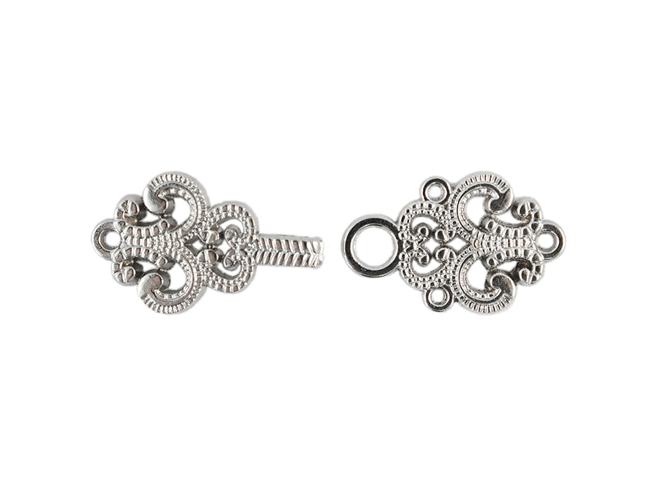 Tradisjonell hekte 45 mm - Sølv