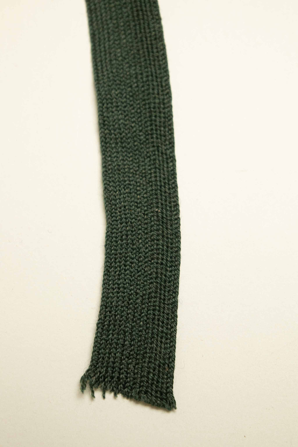 Strikkebånd ull grønn, 25 mm