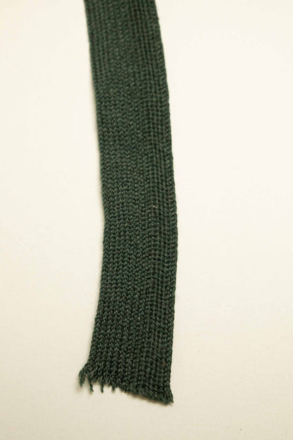 Strikkebånd ull grønn, 25 mm