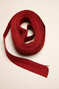 Strikkebånd ull rød, 25 mm