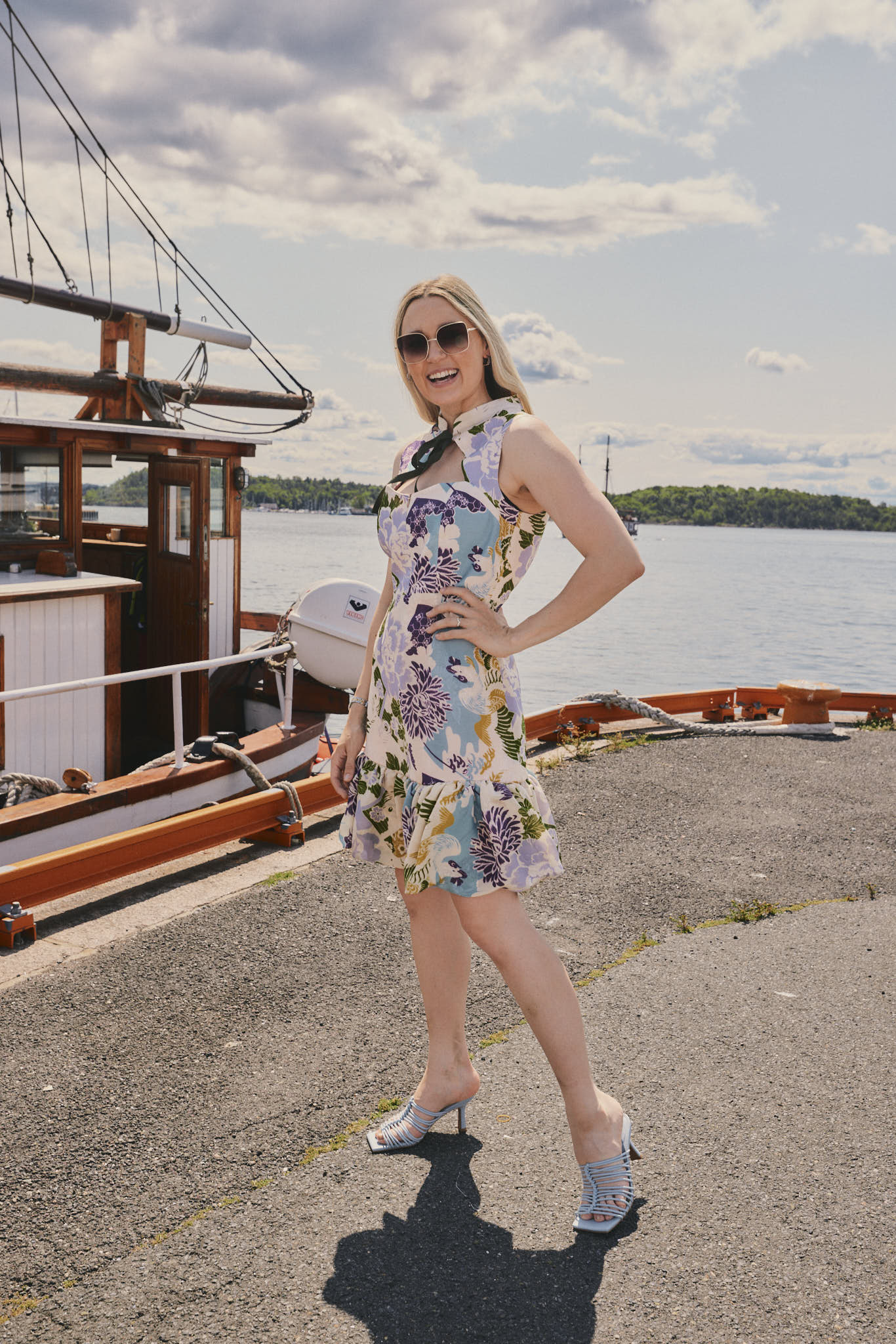 byTimo - Blue Birds Zari Jaquard