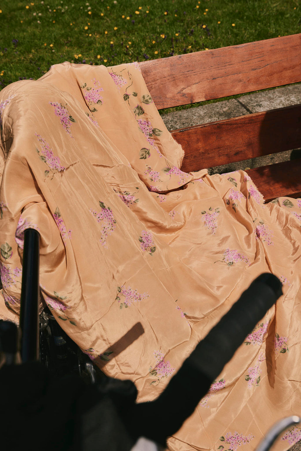 byTimo - Outside Border Lilac Viskose Crepe