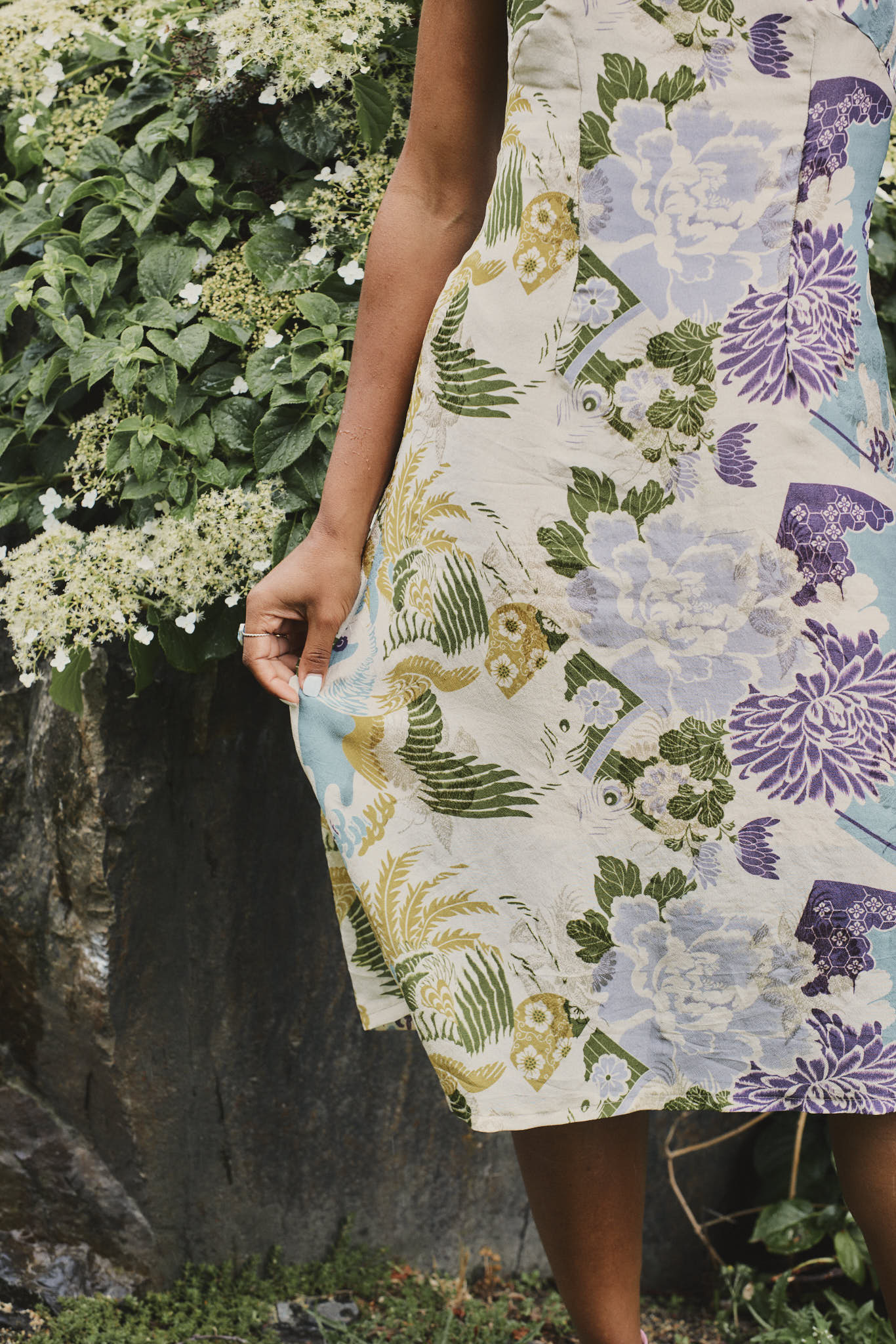 byTimo - Blue Birds Zari Jaquard