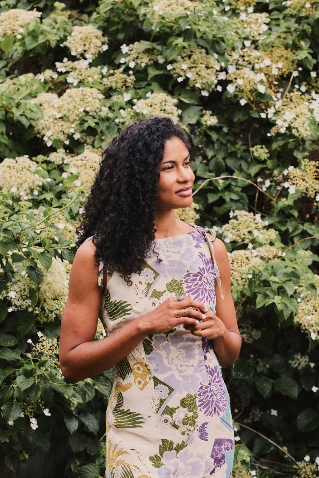 byTimo - Blue Birds Zari Jaquard