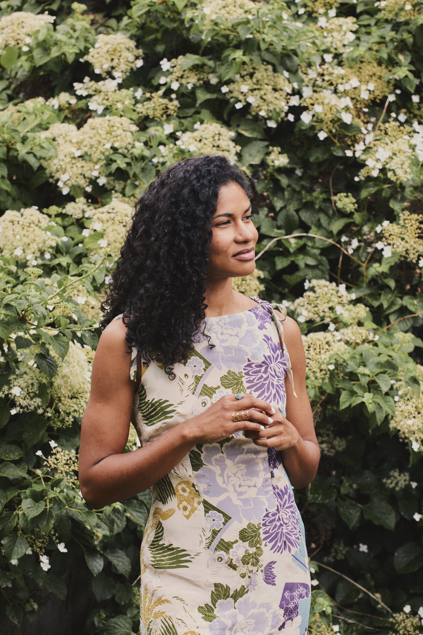 byTimo - Blue Birds Zari Jaquard