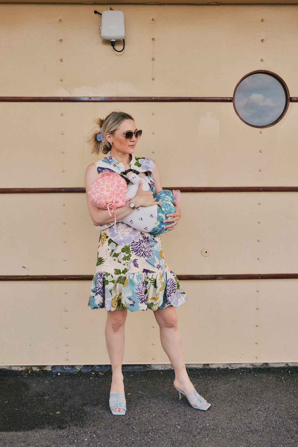 byTimo - Blue Birds Zari Jaquard