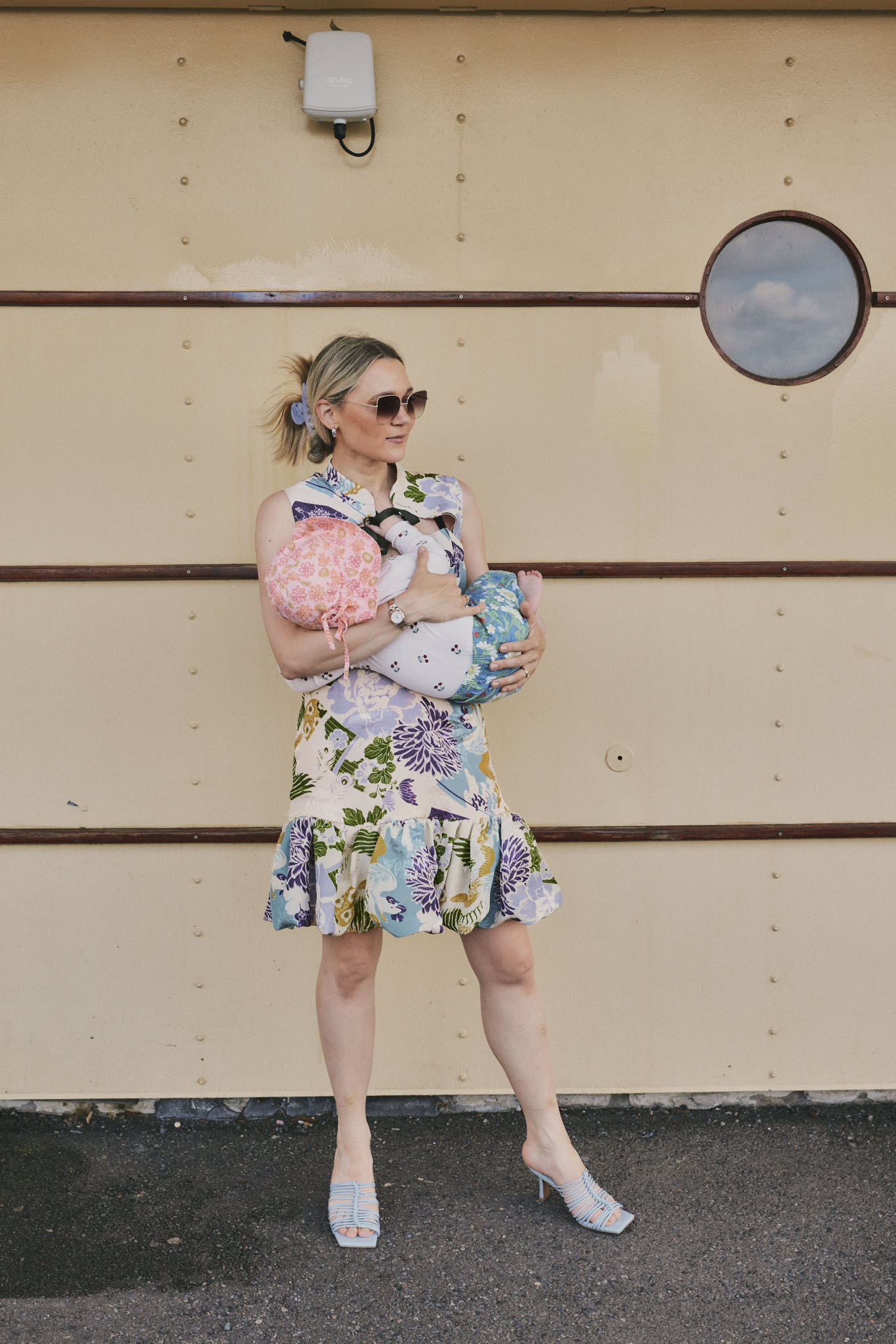 byTimo - Blue Birds Zari Jaquard