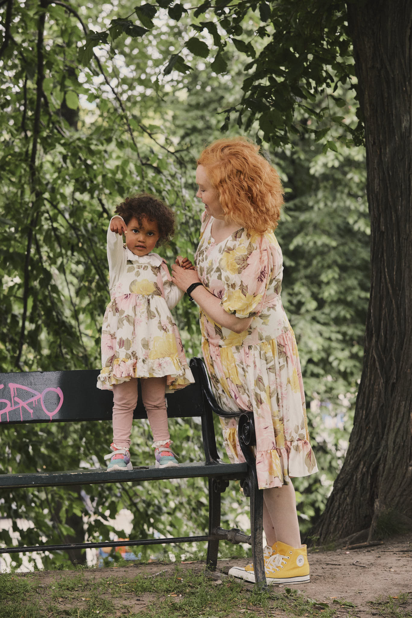 byTimo - Day Bouquet Viskose Slub