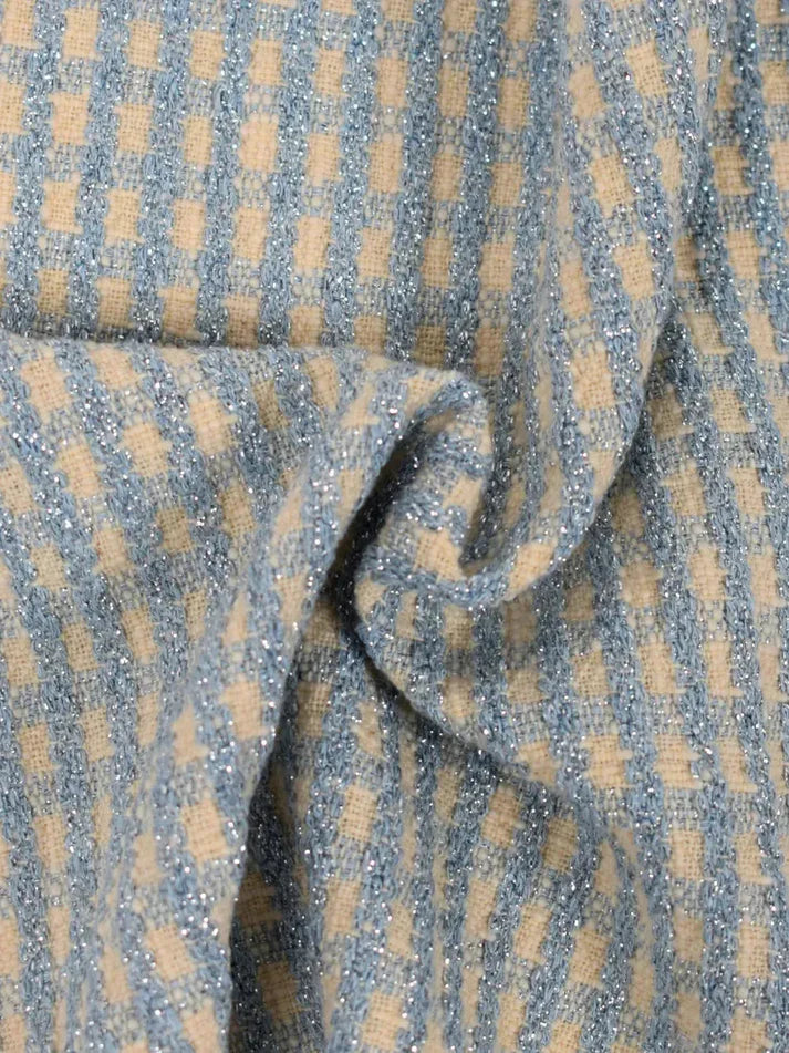 Diana - chanel Glitter Ruter Bomull