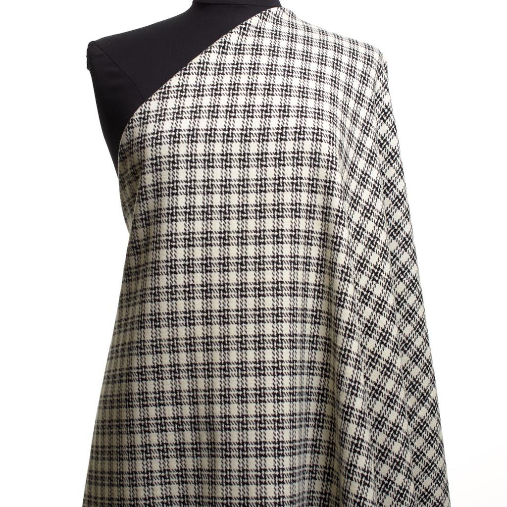 Diana - Hvit Rutet Jaquard Bomull