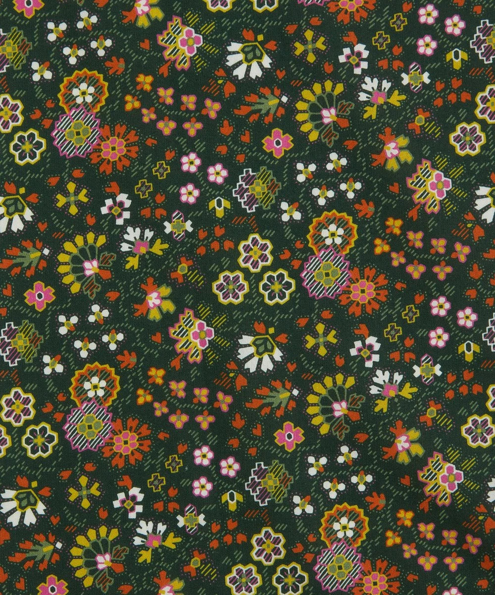 Liberty Fabrics Alastair Felicity grønn
