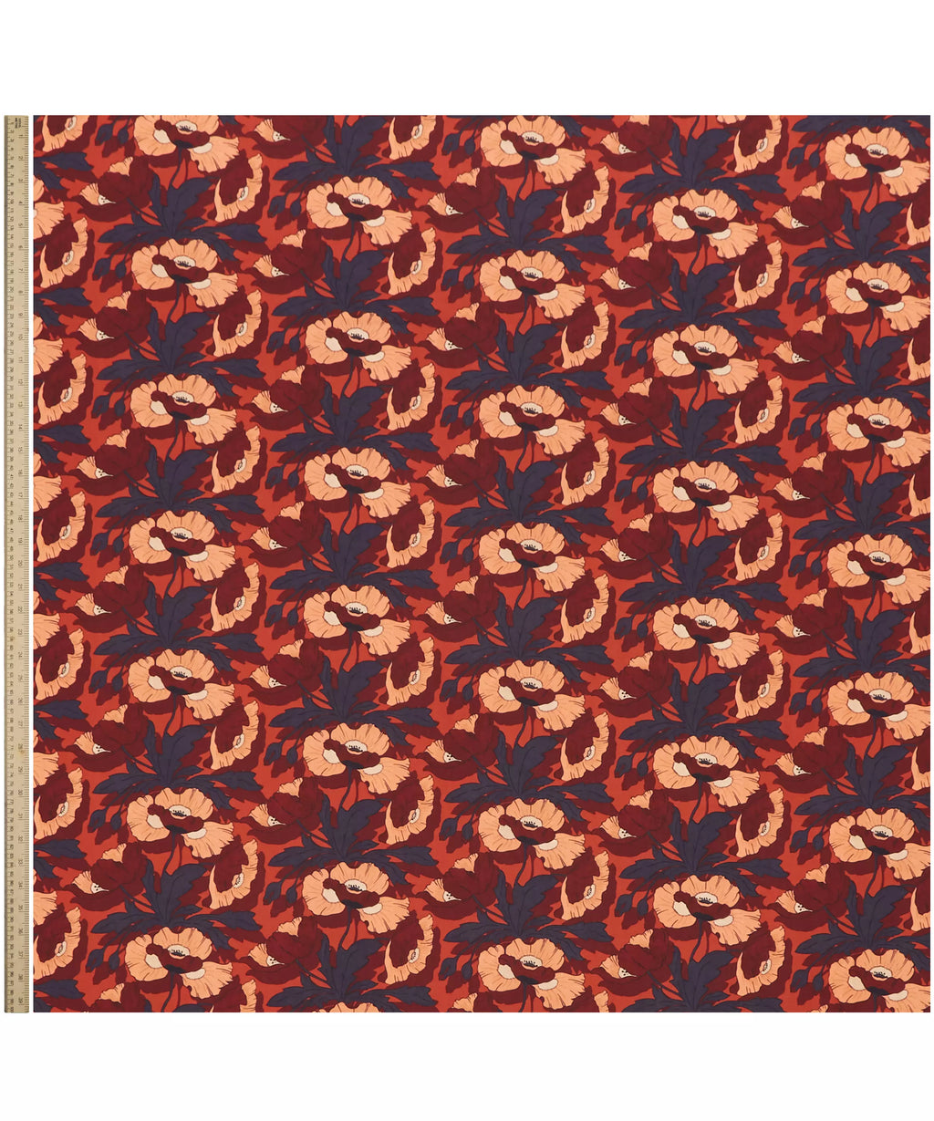 Liberty Fabrics Butterfield Poppy rød