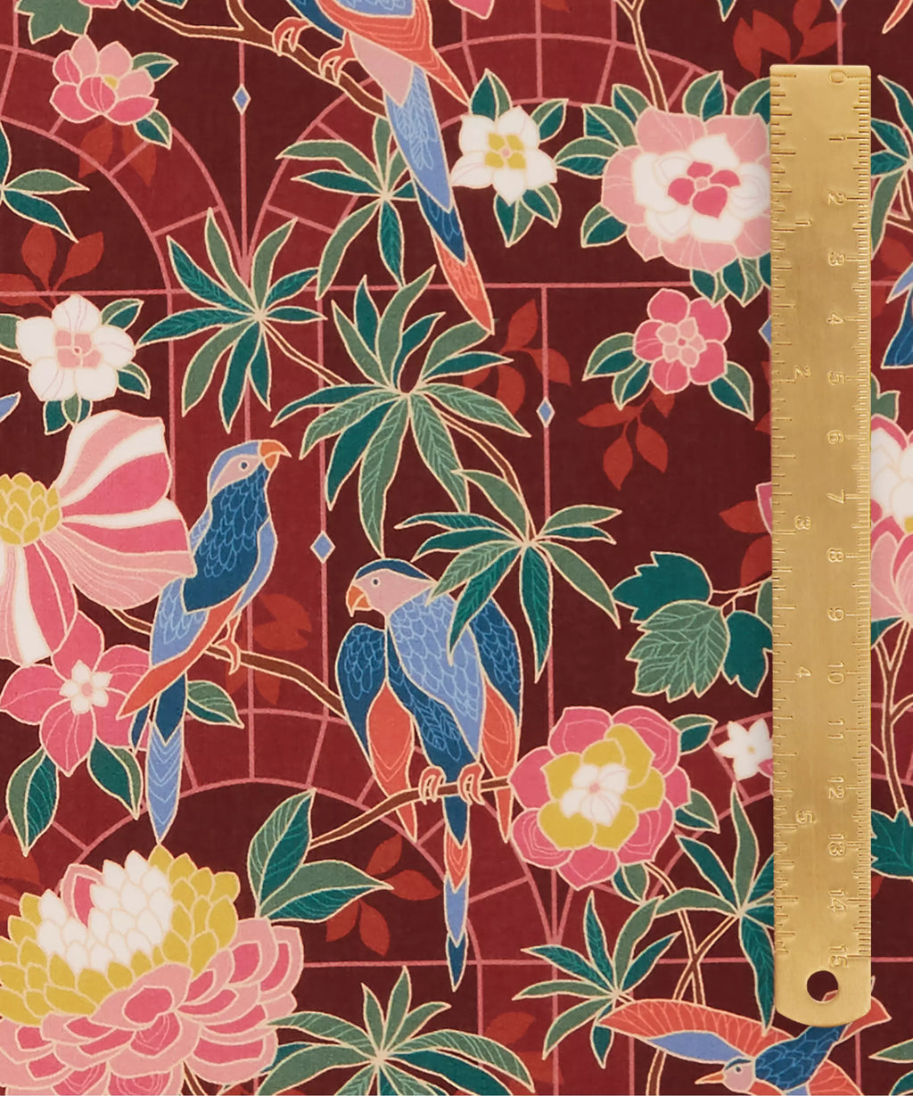 Liberty Fabrics Conservatory rød