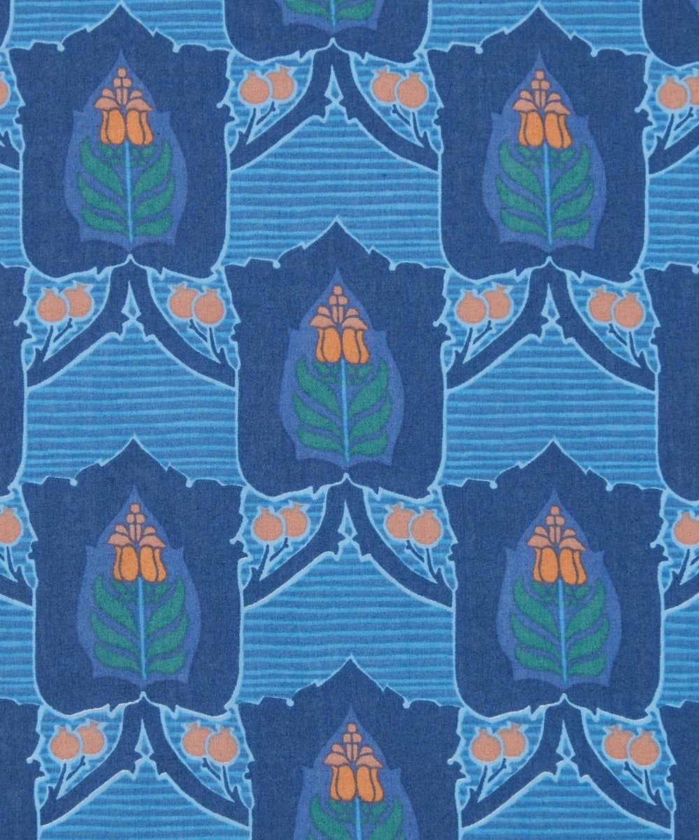 Liberty Fabrics Foubert's place blå