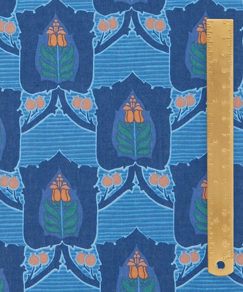 Liberty Fabrics Foubert's place blå