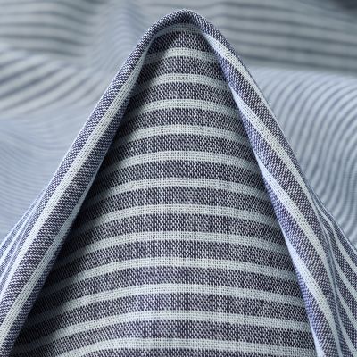 Solveig - Stripete blå Bomull