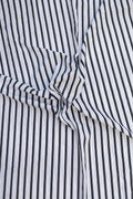 Petra Striper Svart Hvit Poplin