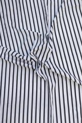 Petra Striper Svart Hvit Poplin