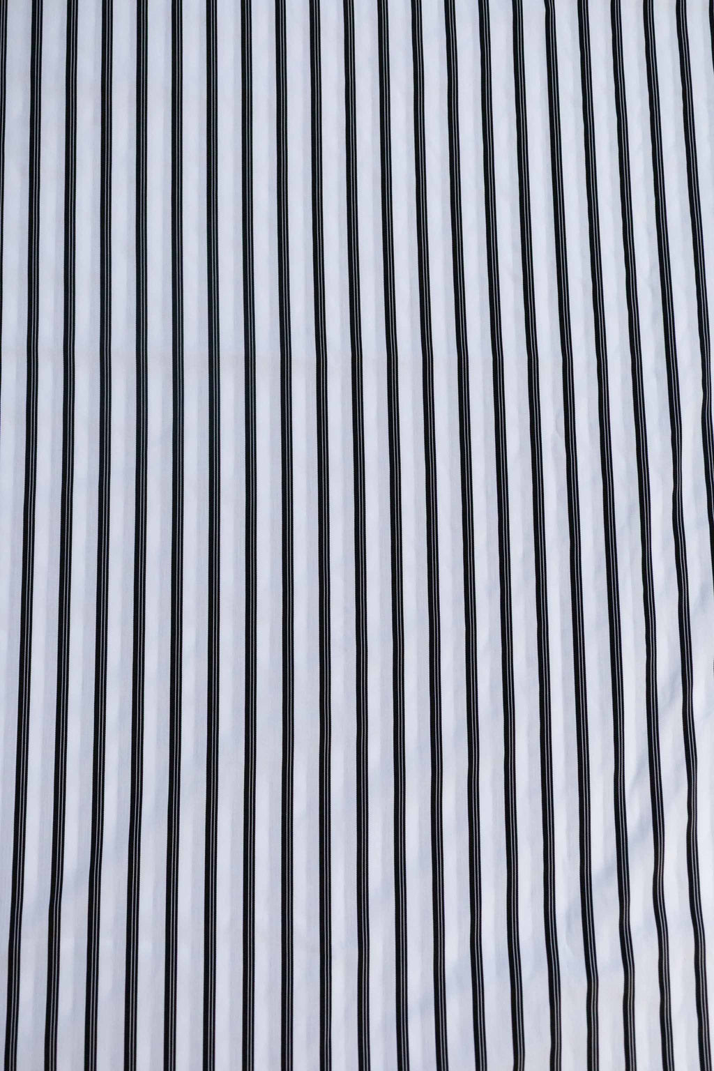 Petra Striper Svart Hvit Poplin