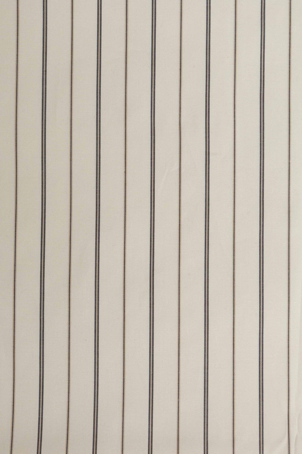 Petra Striper Krem Poplin