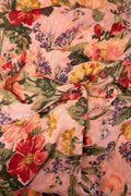 byTiMo - Pink Flower Viskose Satin