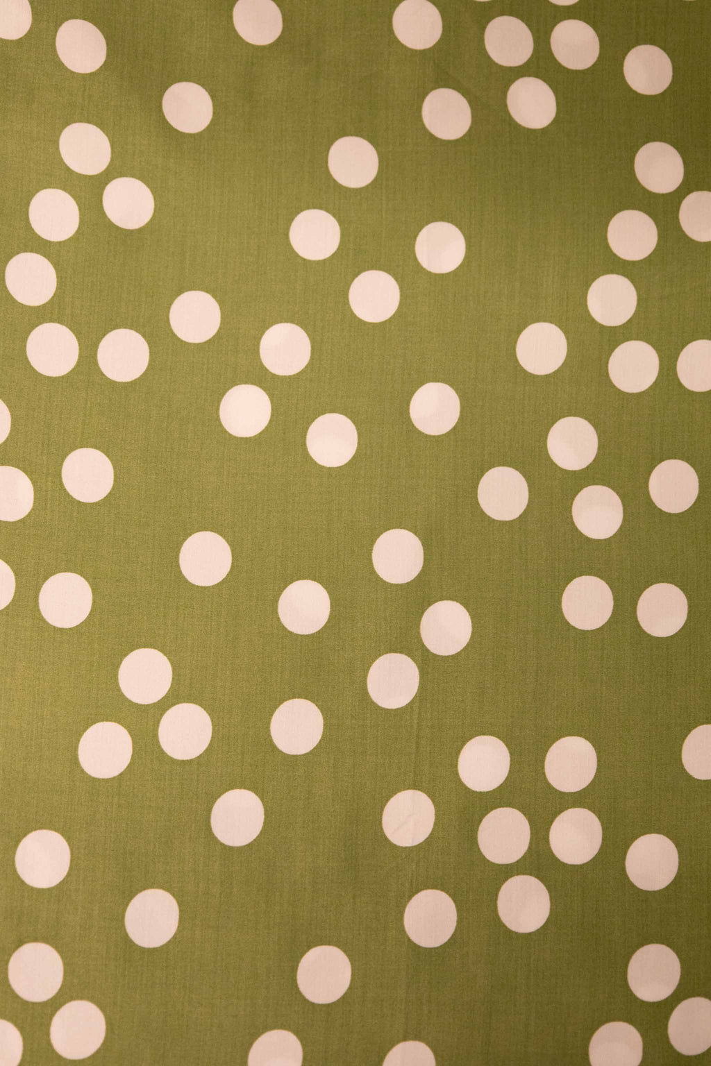 byTiMo - Dotted Green Viskose Satin