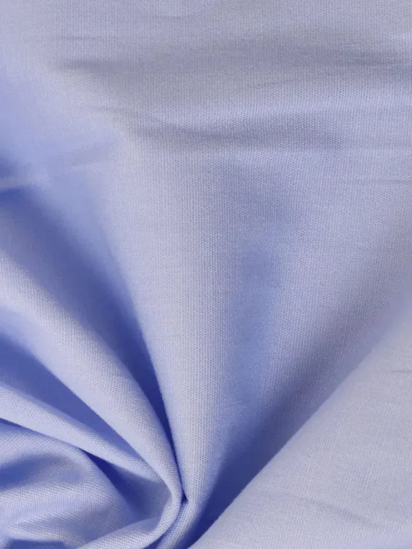 Polly - Lys blå stretch Poplin