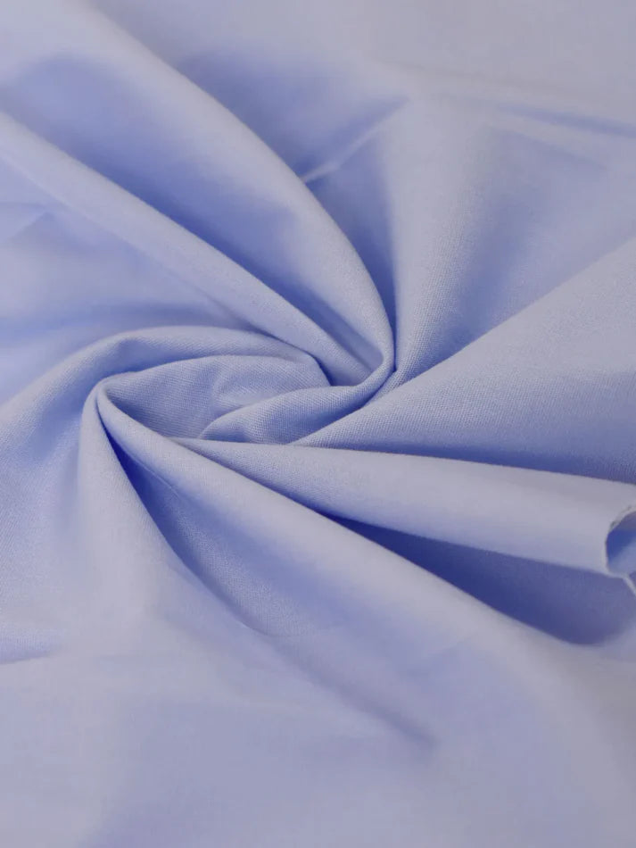 Polly - Lys blå stretch Poplin