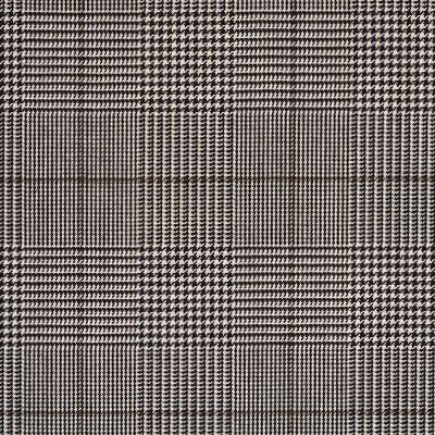 Penelope - Sort/hvit rutet ull/bomull