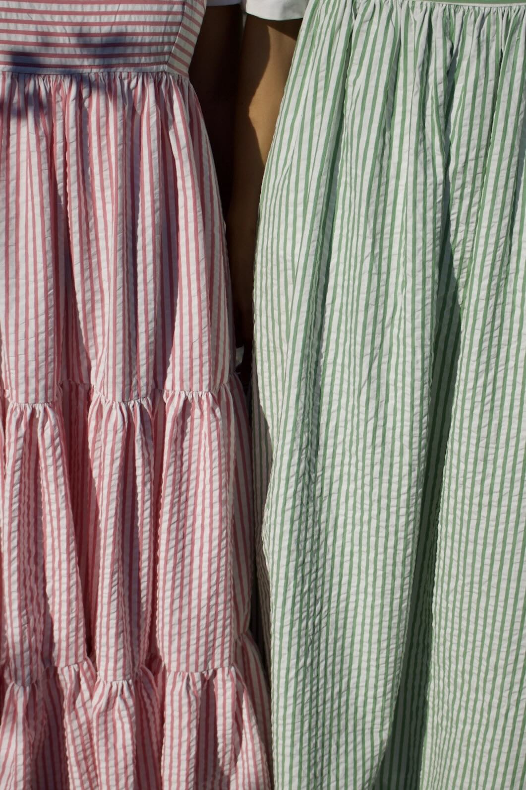 Fryd mønster + byTiMo Pink stripe Seersucker