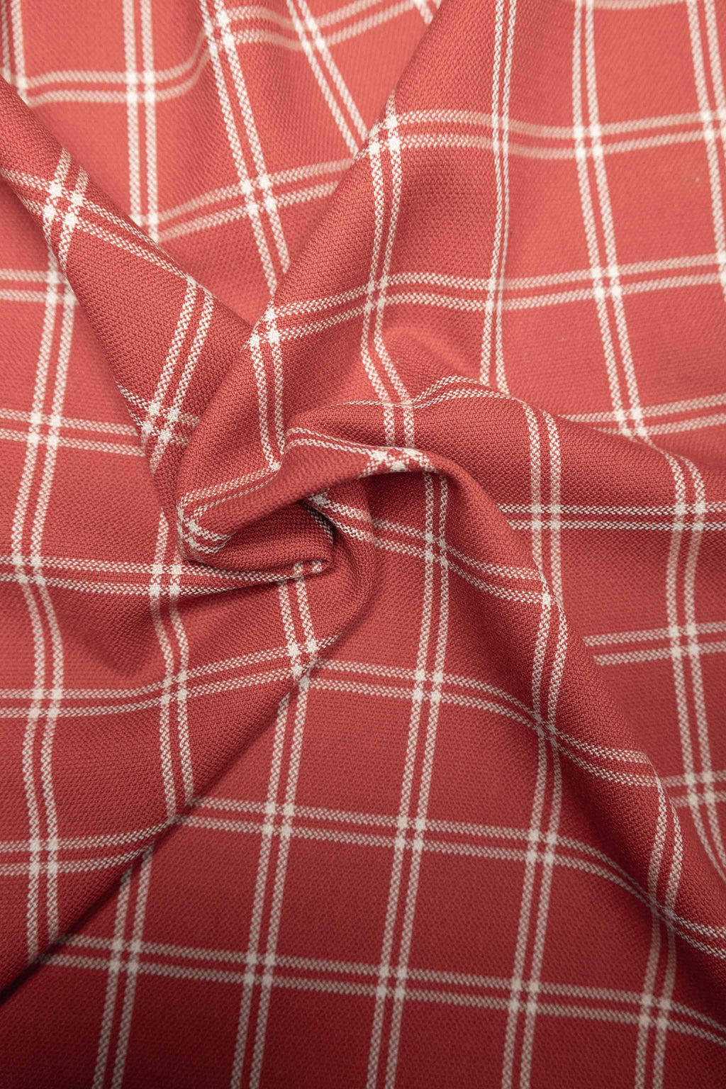 Frøya - Rød med lyse ruter