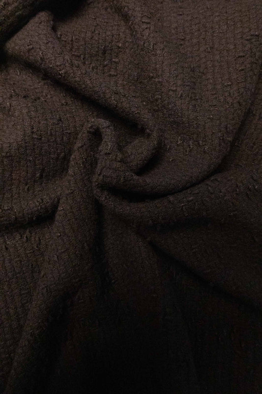 Carina - Sort Bouclé ull