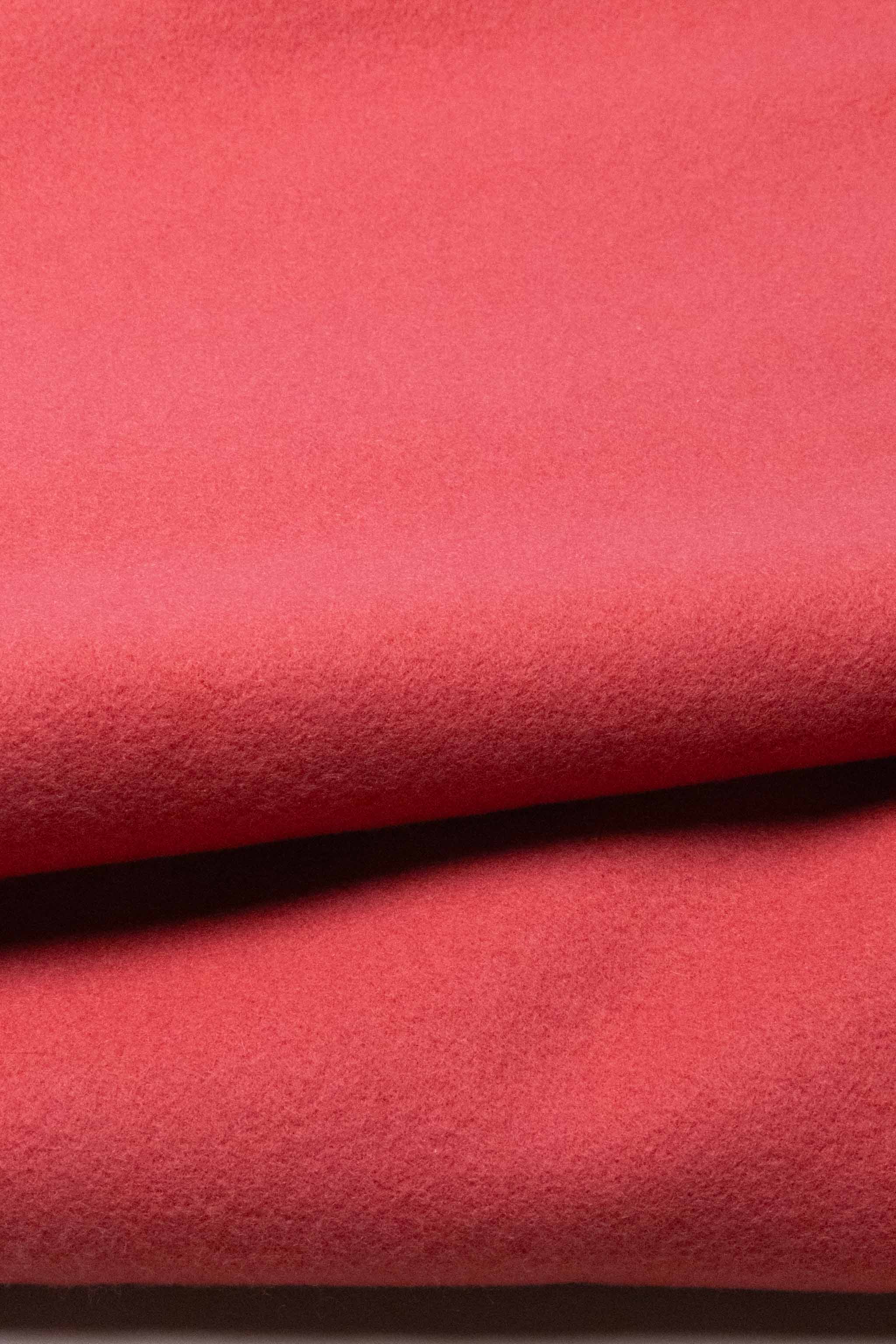 Carina - Korallrød Kasjmir og Ull