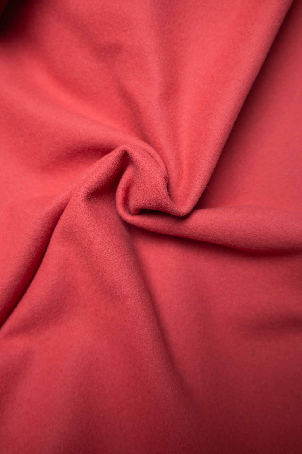 Carina - Korallrød Kasjmir og Ull