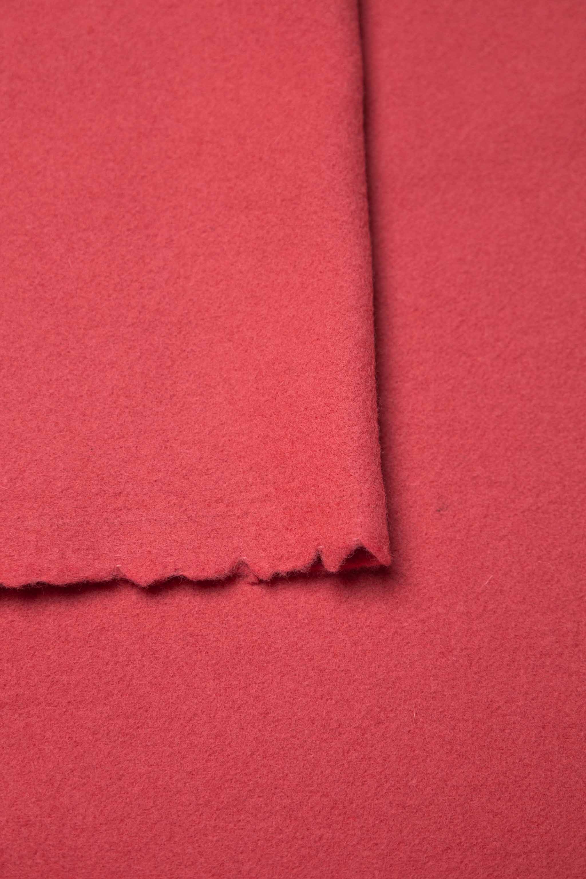 Carina - Korallrød Kasjmir og Ull