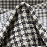 Karen - Ruter grå/hvit Ull