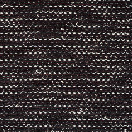 Diana - Sort/Hvit Bouclé Bomull/Ull