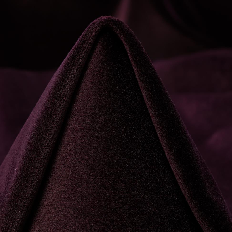 Vera - Mørk plomme Velur