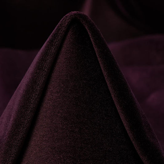 Vera - Mørk plomme Velur