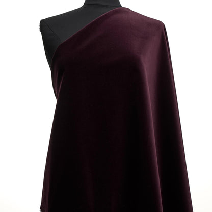 Vera - Mørk plomme Velur