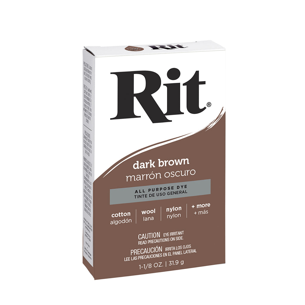 Rit Powder Dye Tekstilfarge 31,9g - Dark Brown