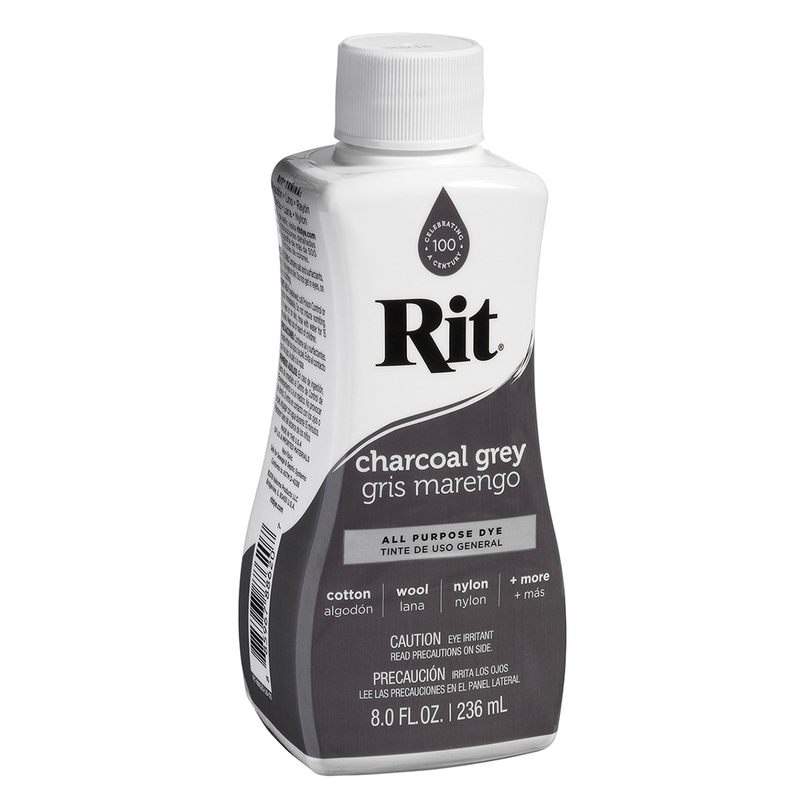 Rit Liquid Dye Tekstilfarge 236ml - Charcoal Grey
