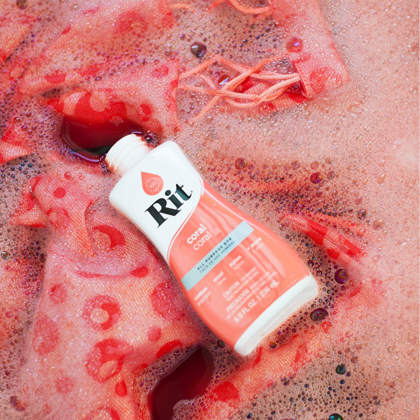 Rit Liquid Dye Tekstilfarge 236ml - Coral
