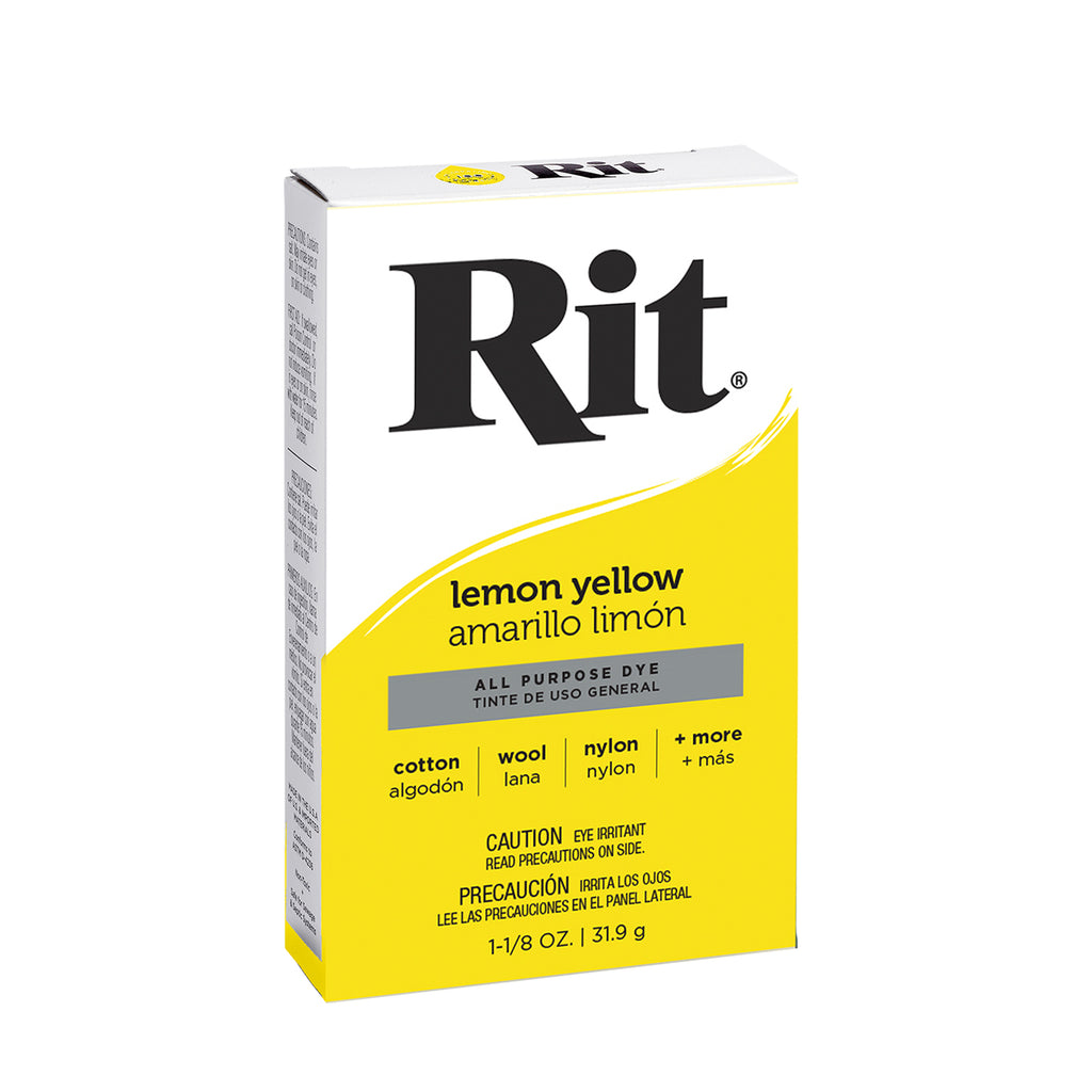 Rit Powder Dye Tekstilfarge 31,9g - Lemon Yellow