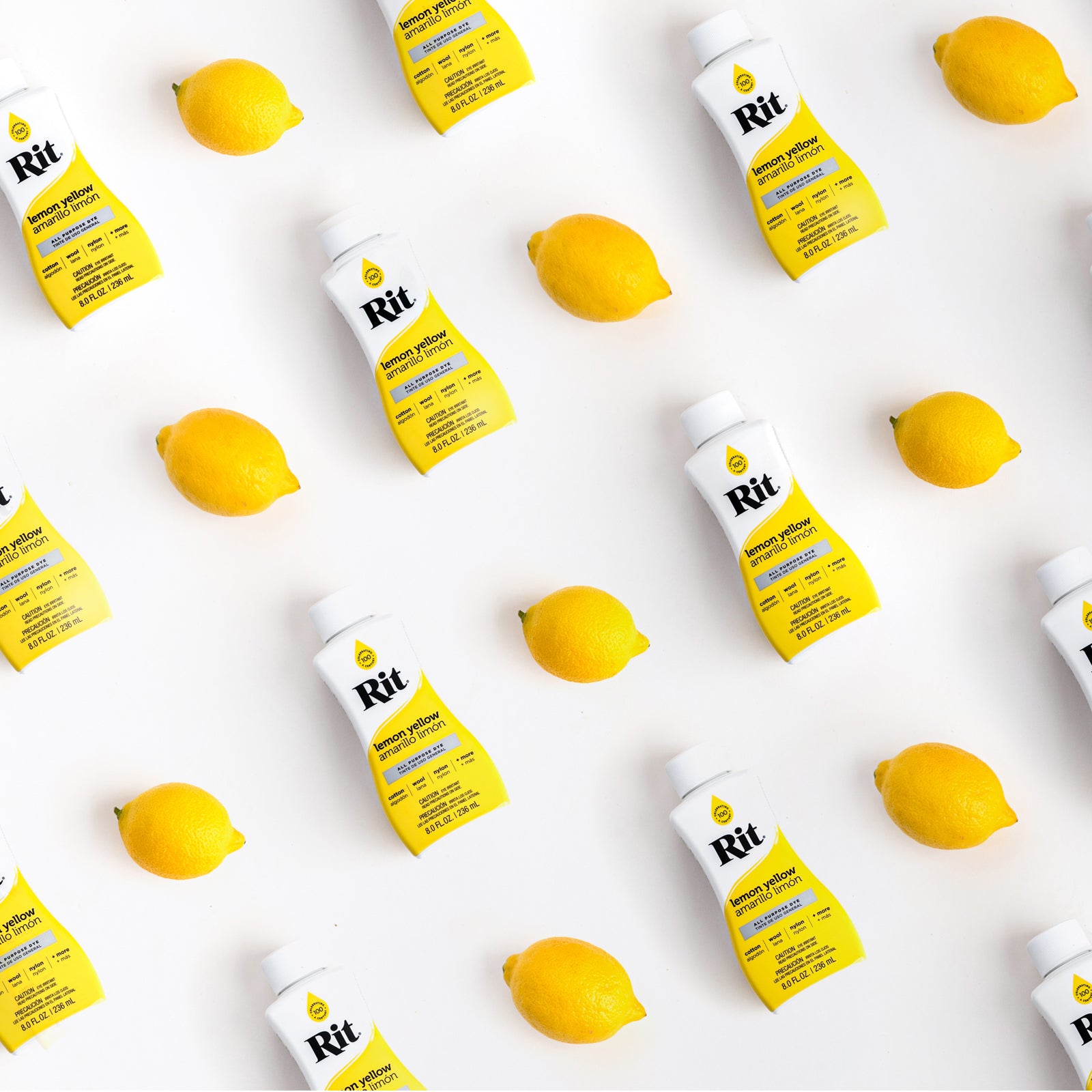 Rit Liquid Dye Tekstilfarge 236ml - Lemon Yellow