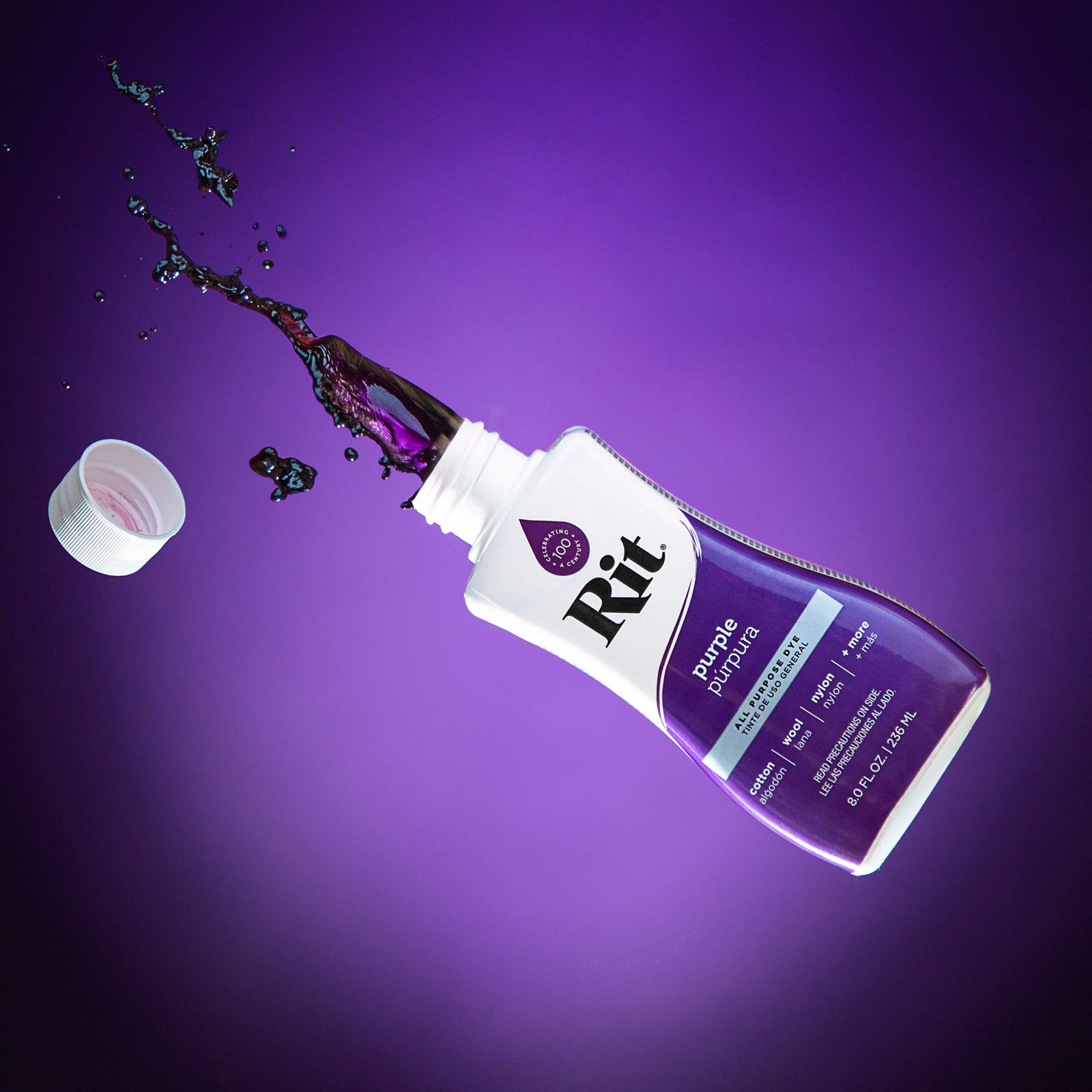 Rit Liquid Dye Tekstilfarge 236ml - Purple