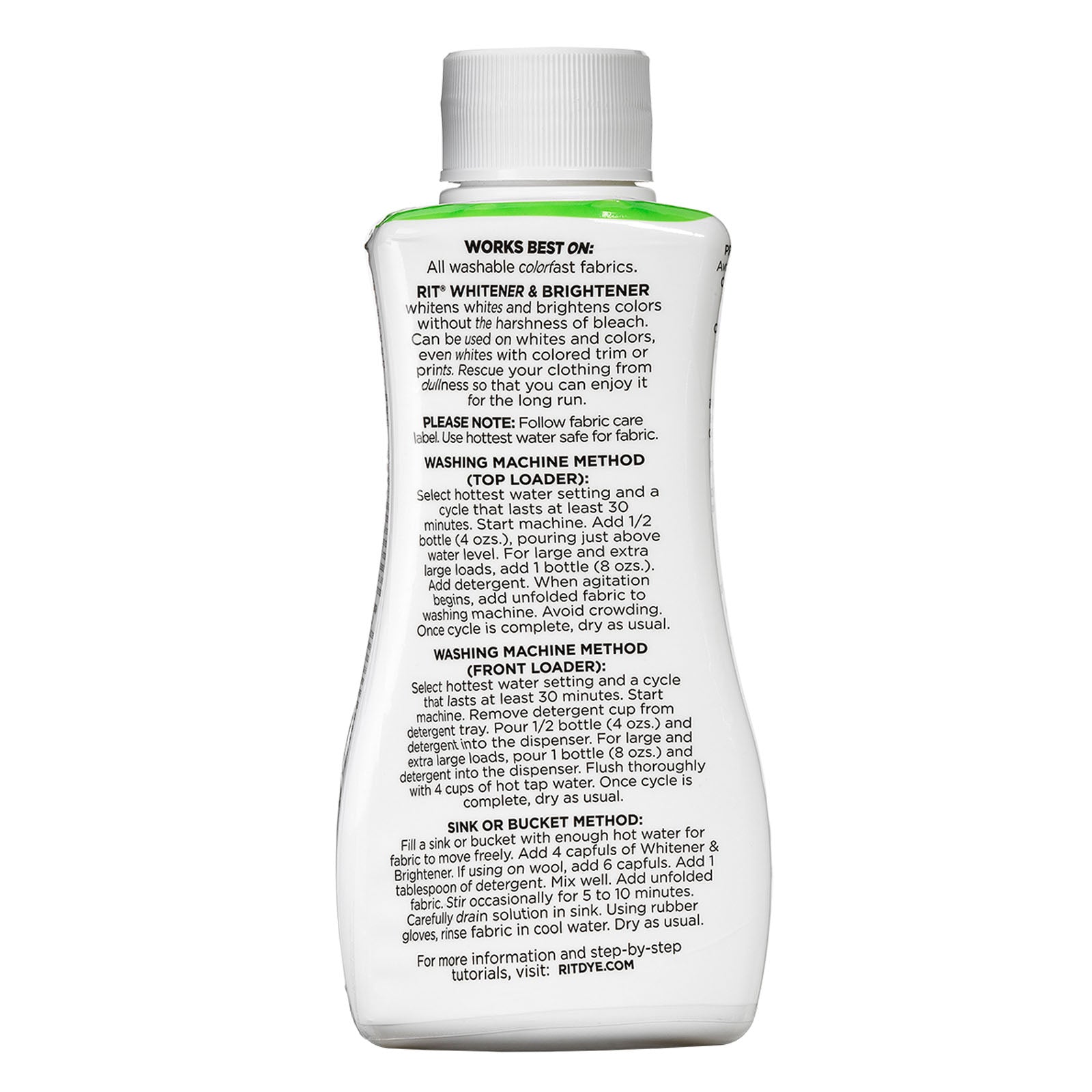 Rit Liquid Dye Tekstilfarge 236ml - Whitener & Brightener