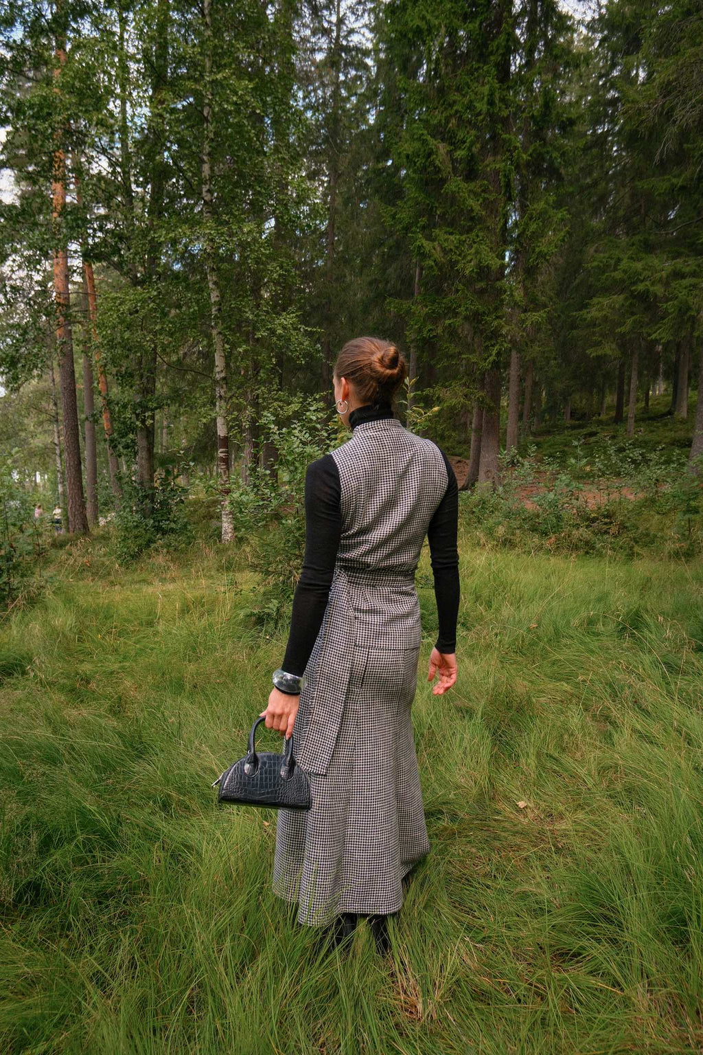 Lady sypakke - hundetann sort/hvit str. XXS-L