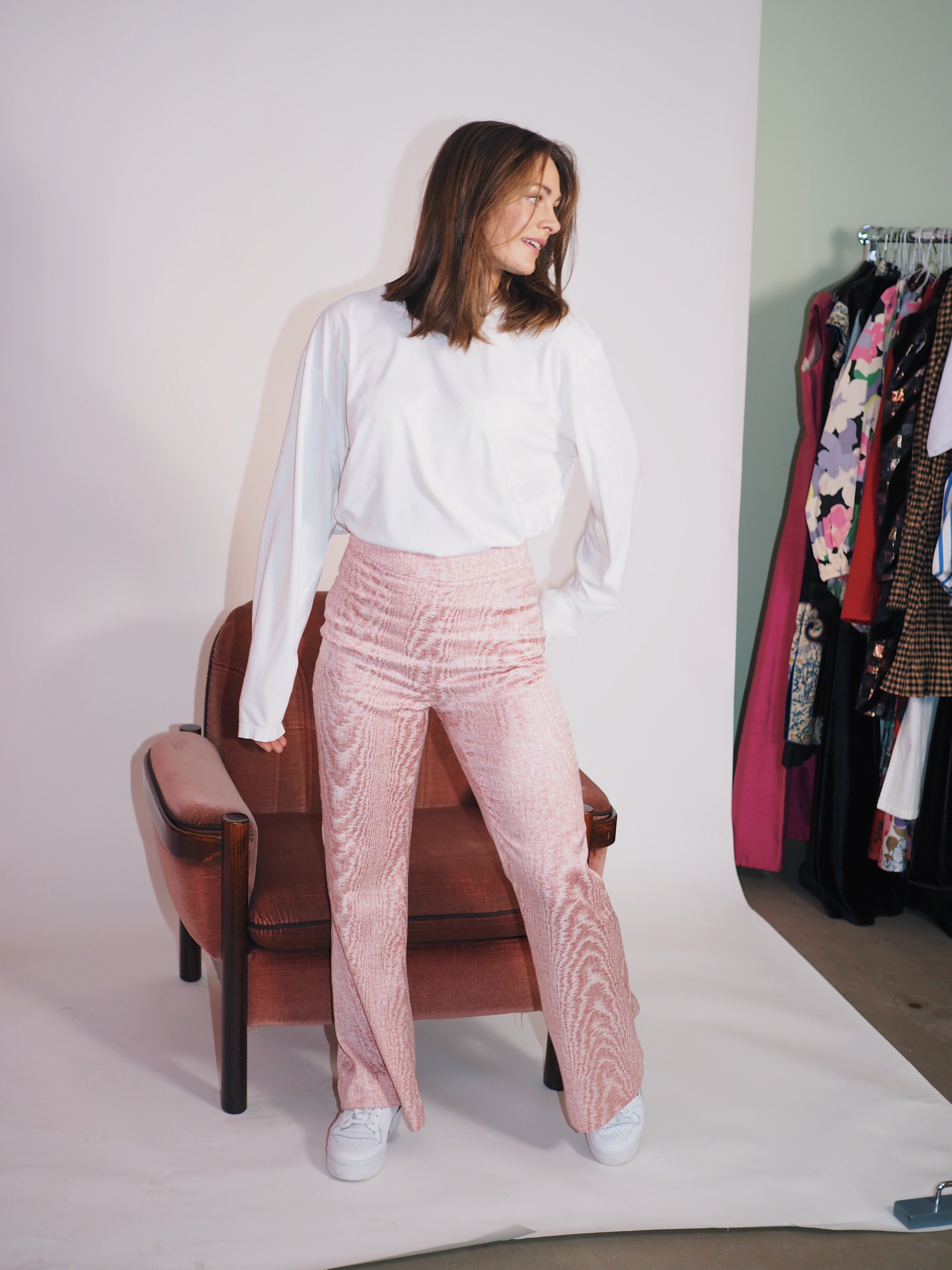 Slengbukse - glidelås i siden